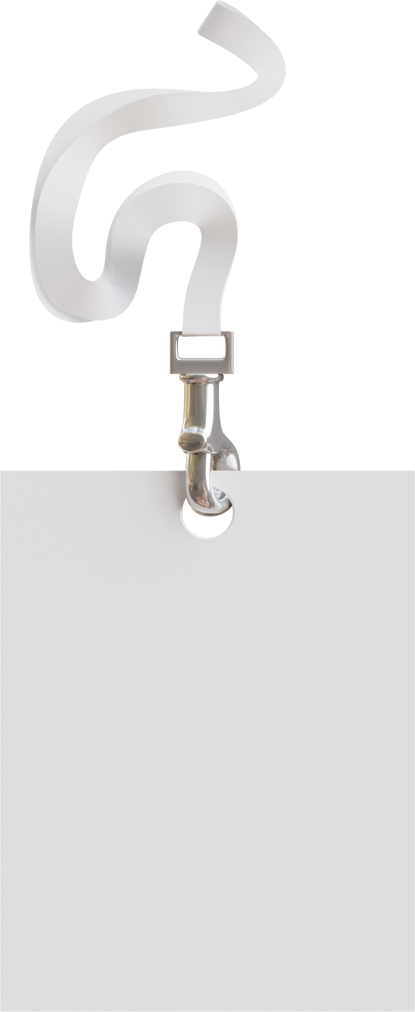 Blank White ID Card